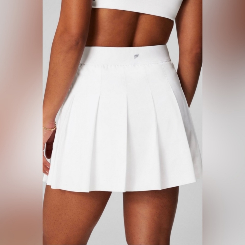 Fabletics Women's XXL Pleated With Built in Short Skort Pocket Preppy - Picture 3 of 8